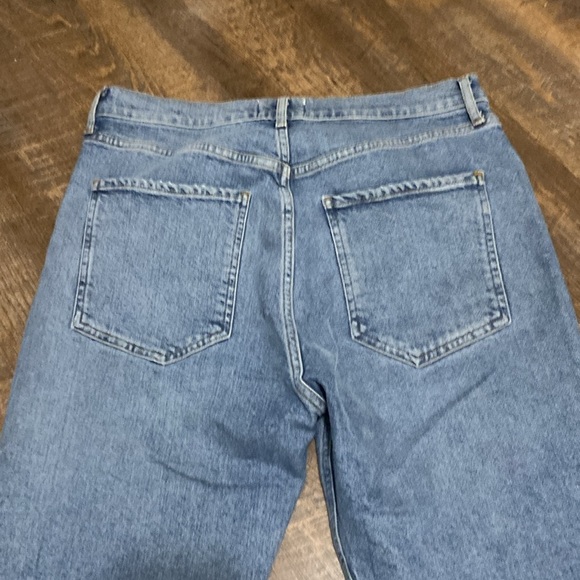 NWOT AGOLDE VINTAGE INSPIRED DISTRESSED HI RISE JEANS WITH STRETCH SZ 30 - Picture 13 of 14